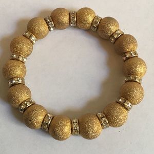 Lisa Freede Gold and Crystal Bracelet